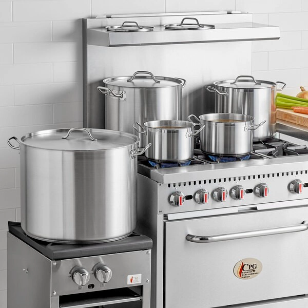OLLA C/ TAPA ACERO INOX 9 LT.  25*20 CM - 2