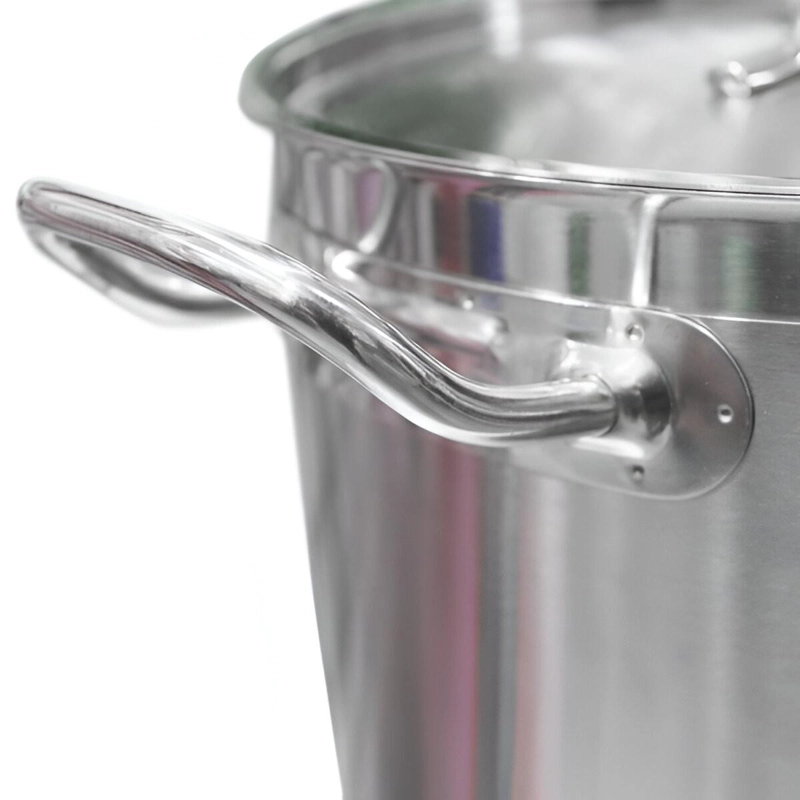 OLLA C/TAPA ACERO INOX FONDO DIFUSOR 32 LT - 5