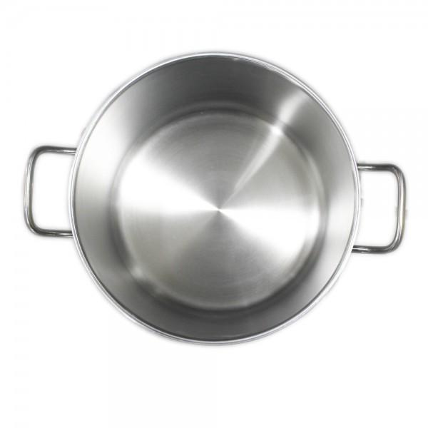 OLLA C/TAPA ACERO INOX FONDO DIFUSOR 32 LT - 7