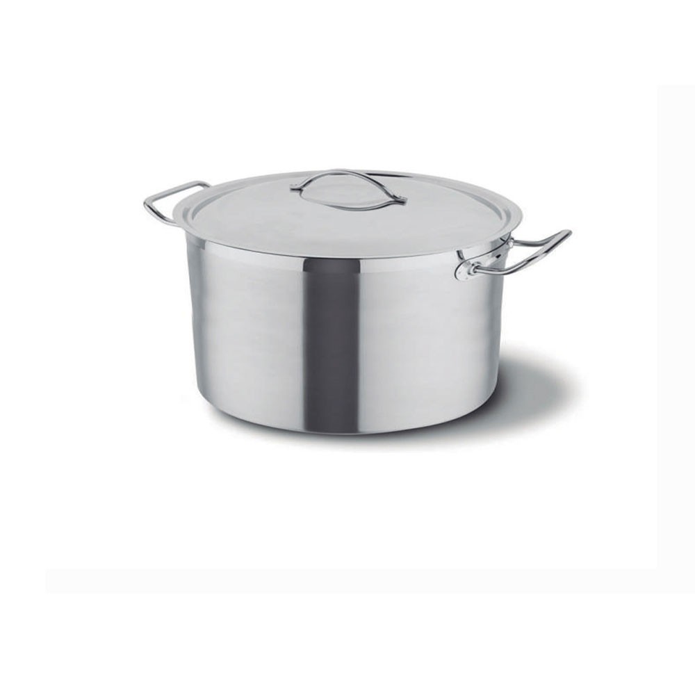OLLA C/TAPA ACERO INOX 9LT.25*18CM. FONDO DIFUSOR - 1