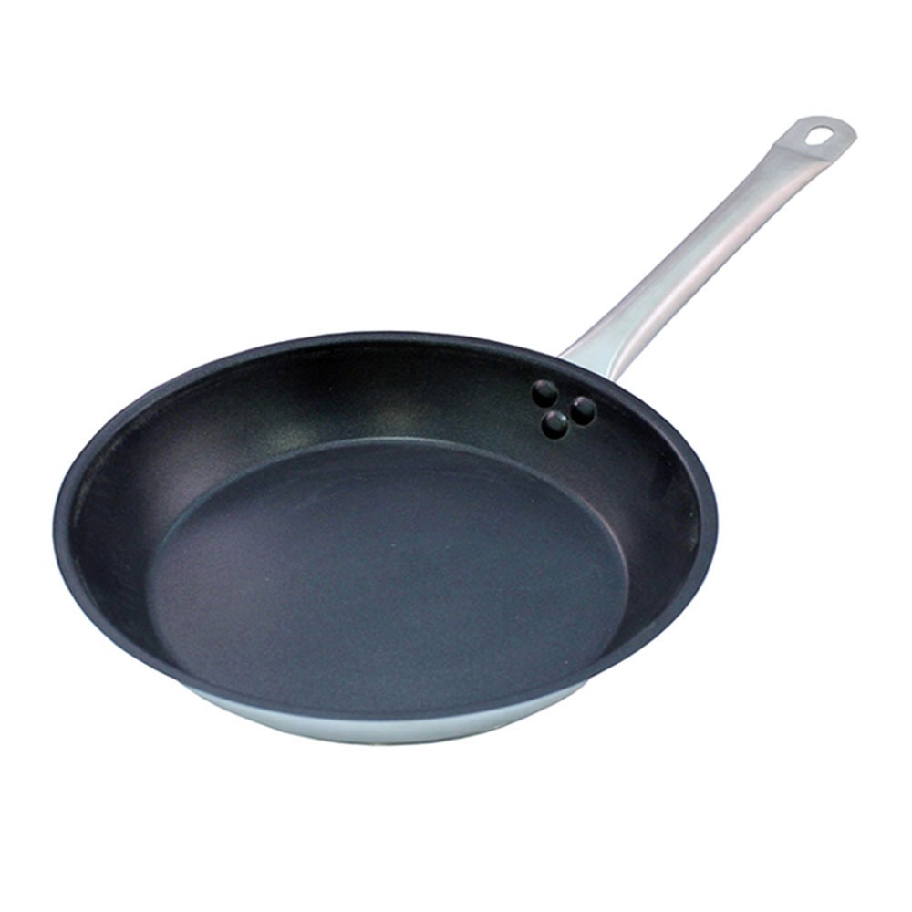 SARTEN CON ANTIAD. ACERO INOX 32 CM - 1