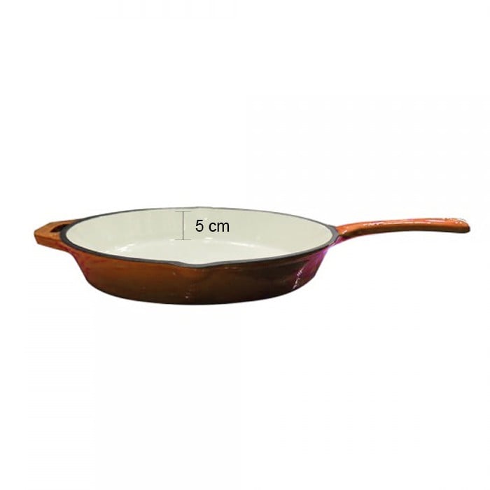 SARTEN HIERRO NARANJO 25 CM - 3