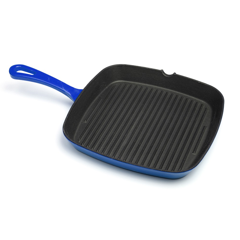 SARTEN HIERRO RECTANGULAR AZUL 24 - 1