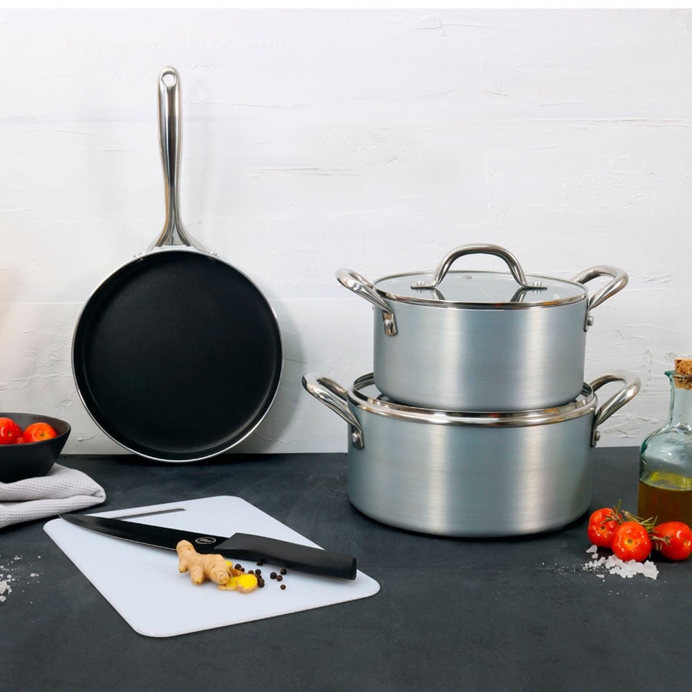 BATERIA DE COCINA ANTIADHERENTE 5 PIEZAS - 2