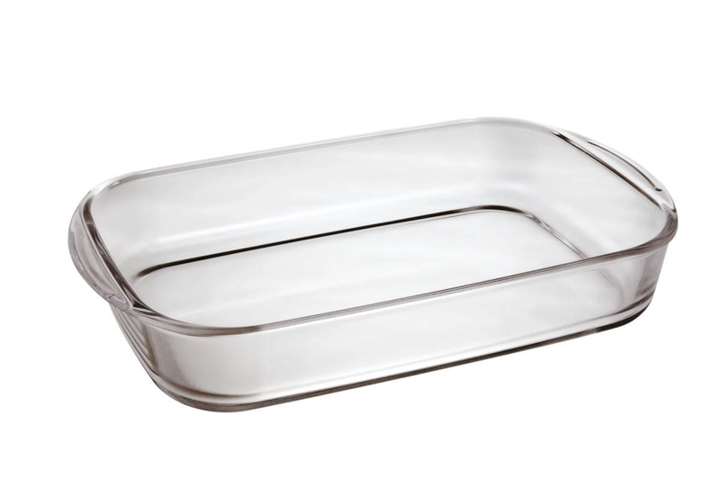 ASADERA RECTANGULAR DE VIDRIO 36 X 23 X 6 CM - 1