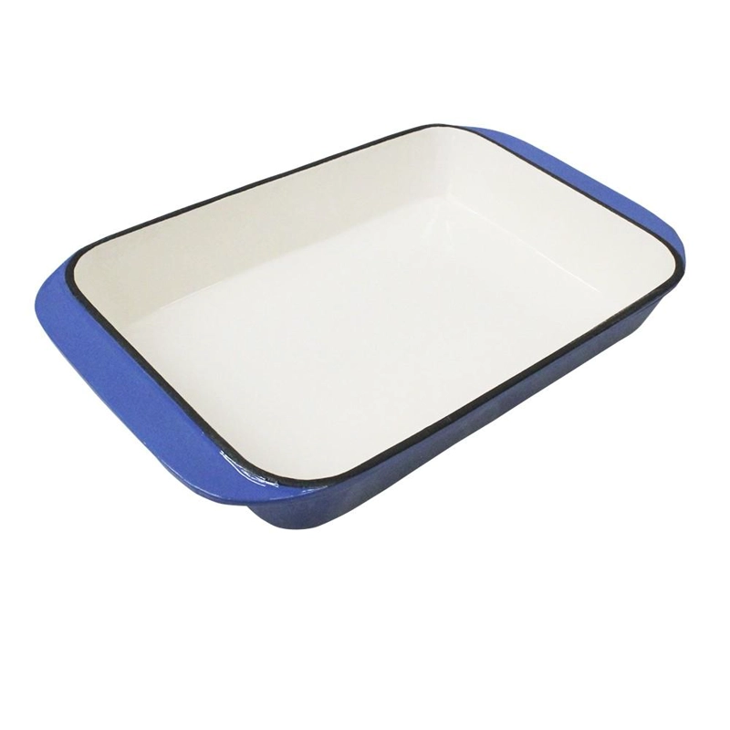 ASADERA DE HIERRO ENLOZADA AZUL 35 CM - 1