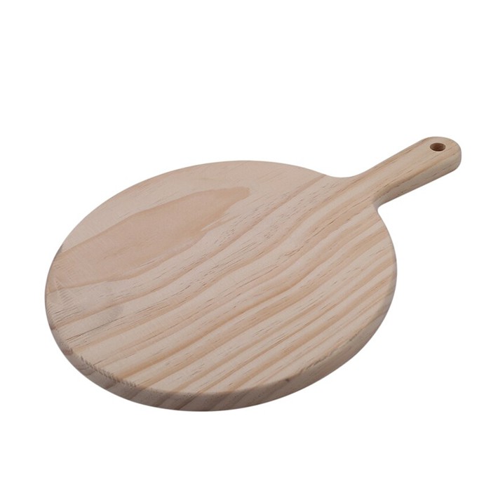 PLATO PIZZA MADERA CON MANGO 32,5CM - 3