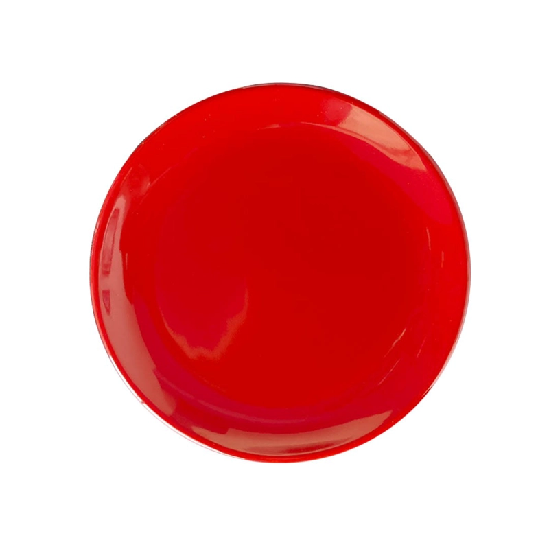 SET DE 4 PLATO MELAMINA 16 CM. ROJO - 1