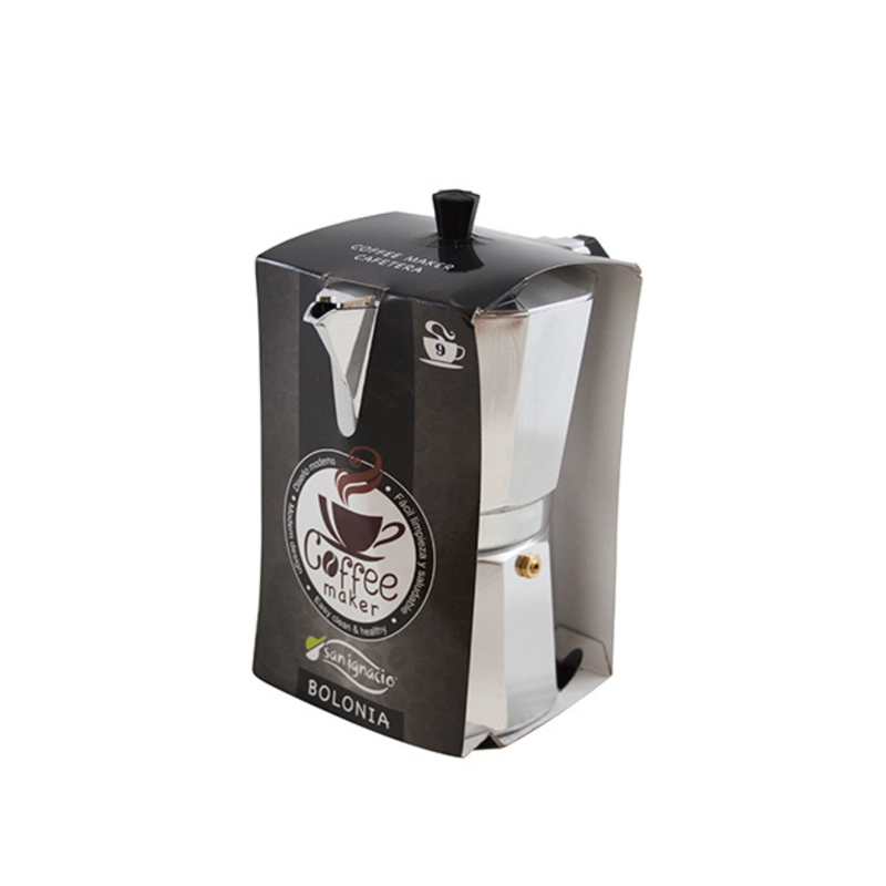 CAFETERA ITALIANA MOKA ALUMINIO 9 TAZAS - 3