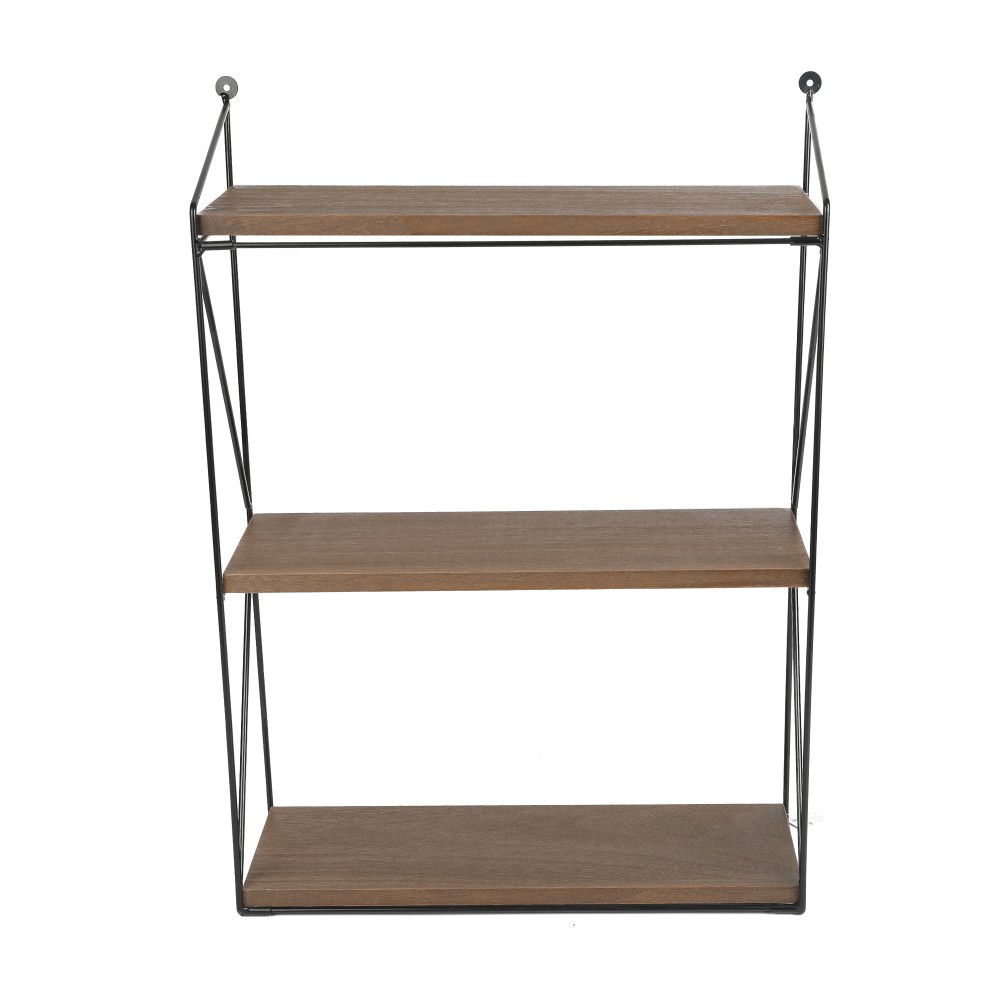 REPISA MURAL 3 NIVELES BASE MADERA 40*55*15CM - 2