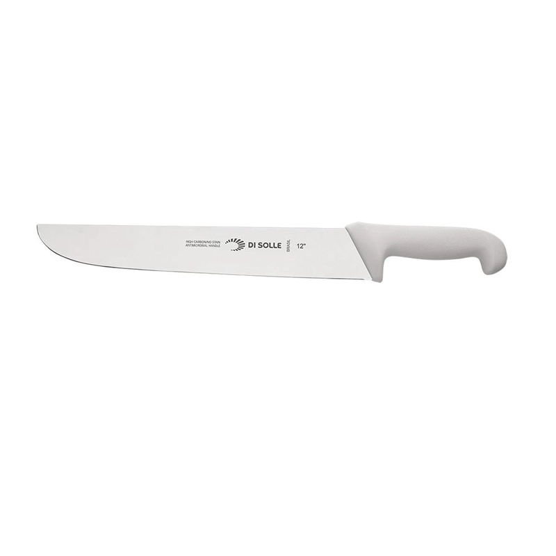 CUCHILLO CARNICERO 30 CM MANGO BLANCO LINEA DURAFIO - 1