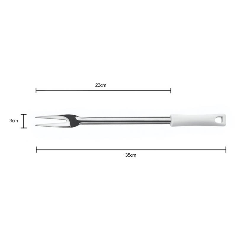 TRINCHO DE CARNE 23 CM MANGO BLANCO DURAFIO - 4
