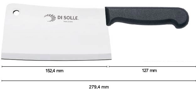 MACHETE NEGRO HOJA DE 15 CMS - 3