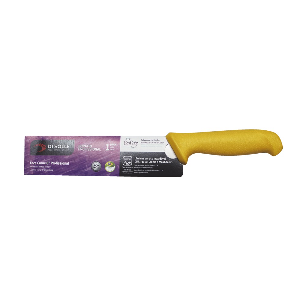 CUCHILLO MEDIO GOLPE 20 CMS AMARILLO DISOLLE - 2
