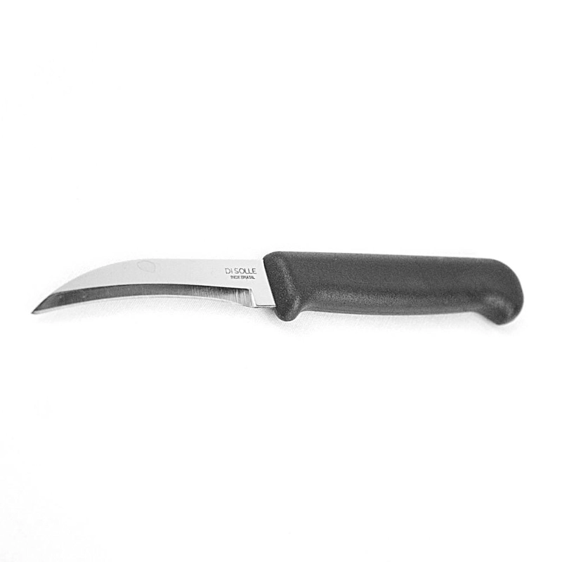 CUCHILLO TORNEADOR 8 CM MANGO NEGRO LINEA DURAFIO - 1