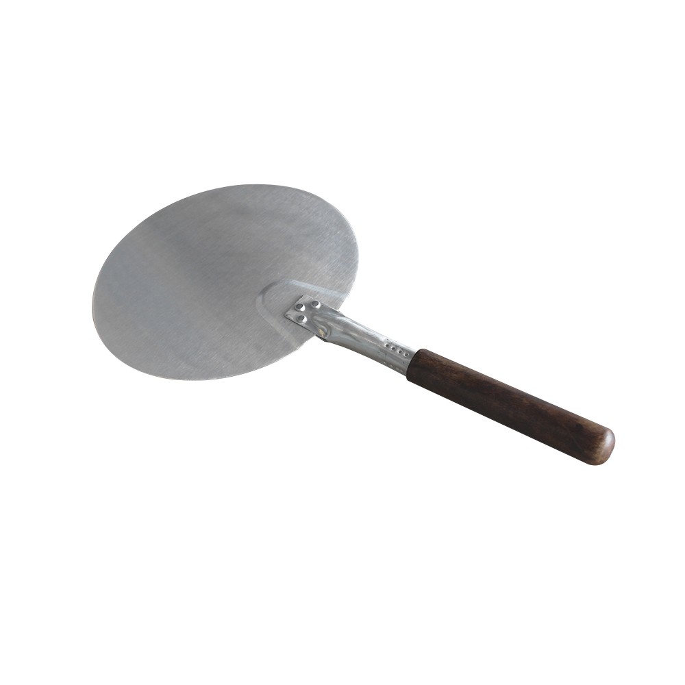 PALA PIZZA REDONDA 30 CM. ACERO INOX CON MANGO 23 CM - 3