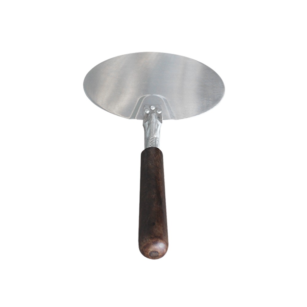 PALA PIZZA REDONDA 30 CM. ACERO INOX CON MANGO 23 CM - 5