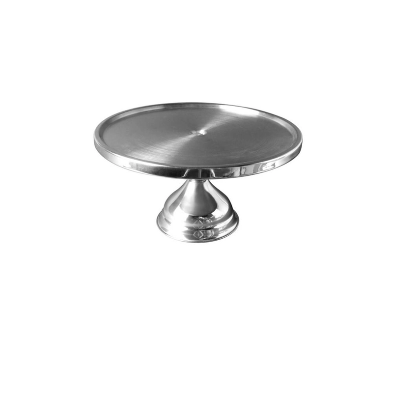 PEDESTAL TORTA ACERO INOX 33 CM - 1