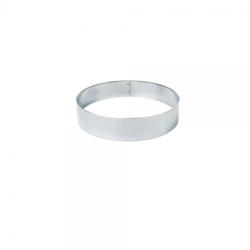 MOLDE REDONDO ACERO INOX 20 X 4.5 X 1 MM - 1