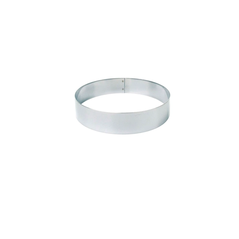 MOLDE REDONDO ACERO INOX MED. 18 X 4.5 X 1 MM