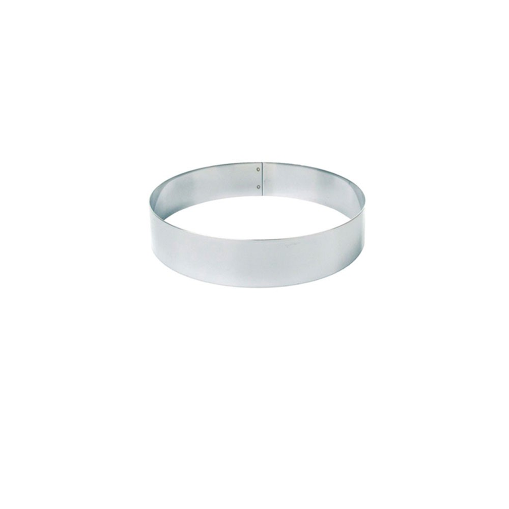 MOLDE REDONDO ACERO INOX 22 X 4.5 X 1 MM - 1