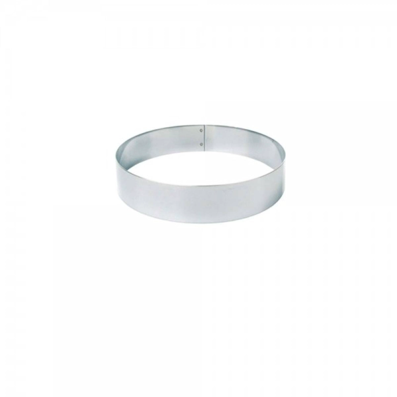MOLDE REDONDO ACERO INOX 24 X 4.5 X 1 MM - 1