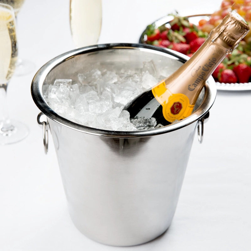 HIELERA ACERO INOX 21 X 21 CM - 2