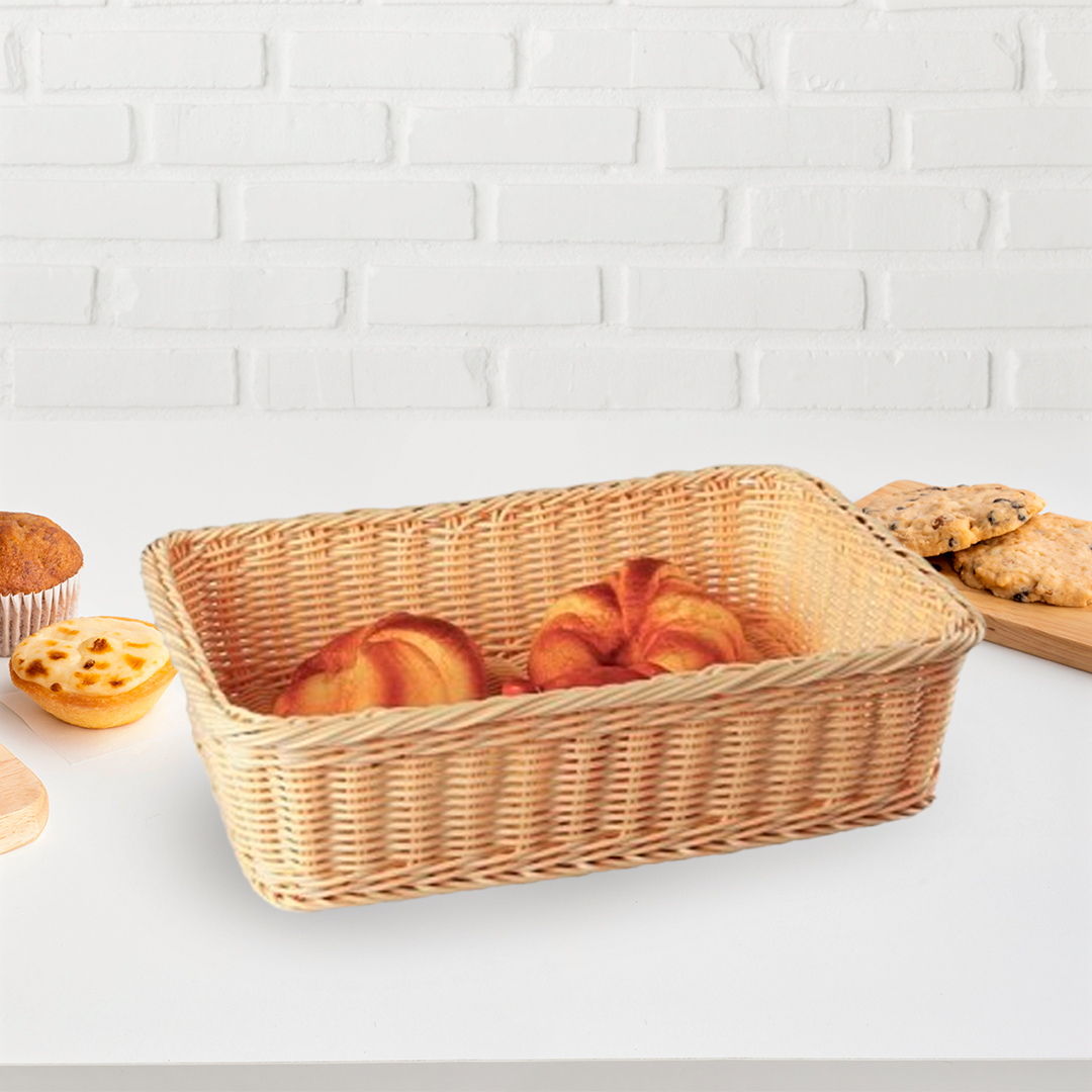 PANERA RATTAN HEAVY DUTY RECTANGULAR 38X28X9 CM - 2