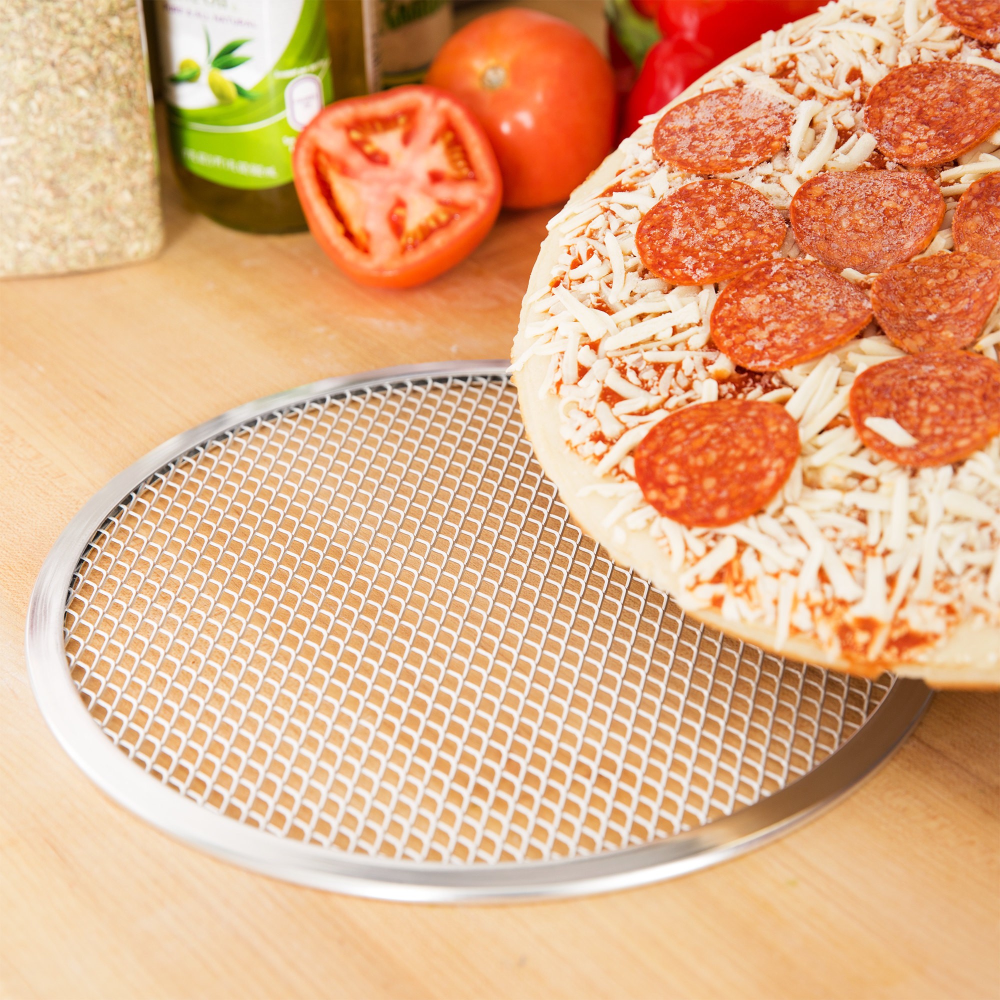 REJILLA PIZZA ALUMINIO 33 CM - 2
