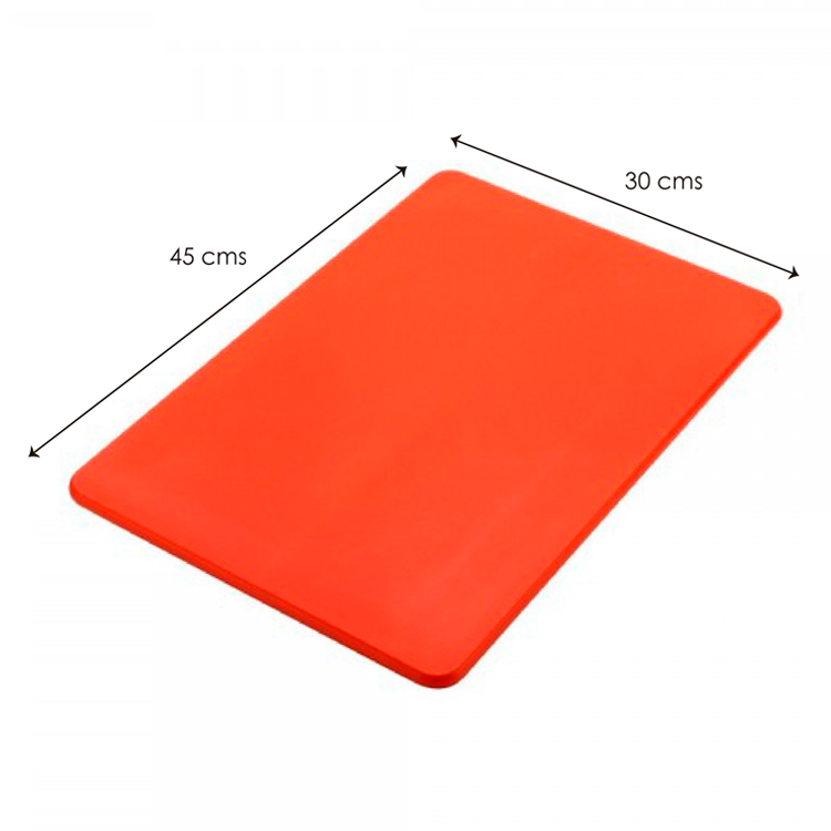 TABLA DE CORTE ROJA 30 X 45 CM - 2