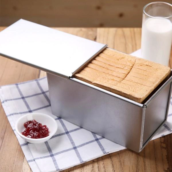 MOLDE DE PAN ALUMINIO CON TAPA 31X9X11 CM - 2