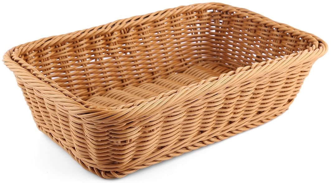 PANERA RATTAN PP HEAVY DUTY RCTG 40*30*9 CM CAFE OSCURO - 3