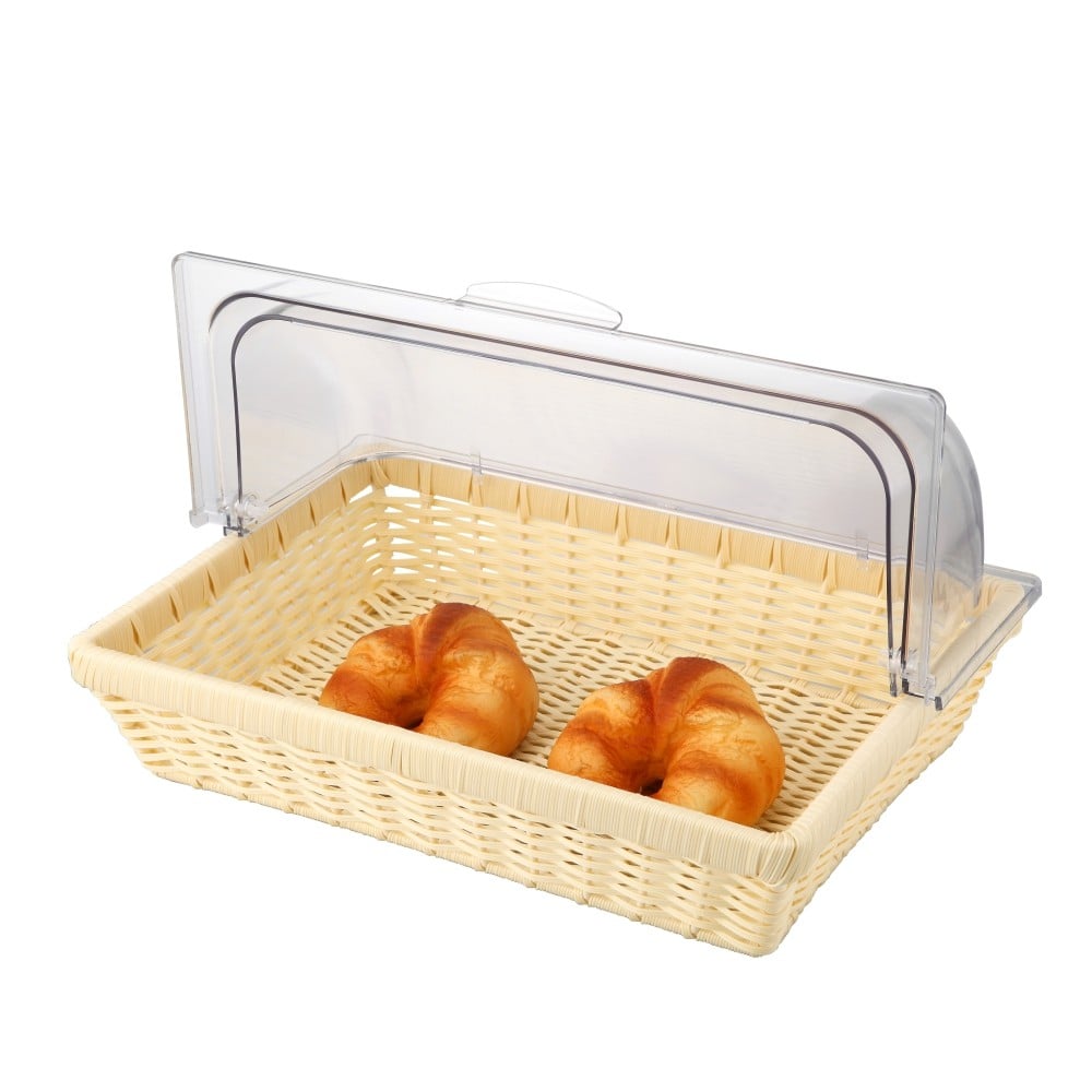 PANERA RATTAN PP H. DUTYC/CUB. ROLL TOP 41*28*8.5 CM BEIGE - 1