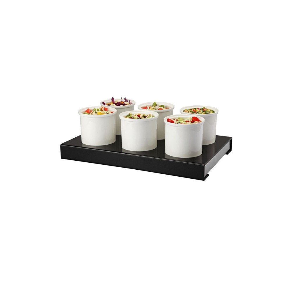 EXHIBIDOR BUFFET FRIO C/6 RECIP. PORCEL. 1.2 LT C/PACK FRIO - 1