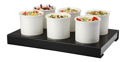 EXHIBIDOR BUFFET FRIO C/6 RECIP. PORCEL. 1.2 LT C/PACK FRIO - 2