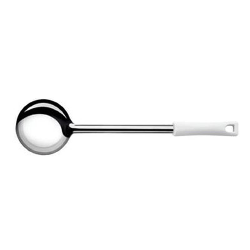 CUCHARON ACERO INOX 65 ML MANGO BLANCO DURAFIO - 1