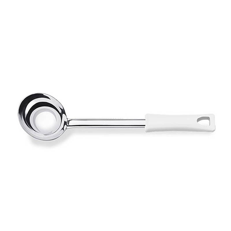 CUCHARON ACERO INOX 65 ML MANGO BLANCO DURAFIO - 4