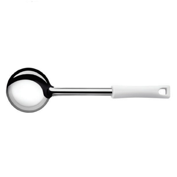 CUCHARON ACERO INOX 43ML MANGO BLANCO DURAFIO - 1