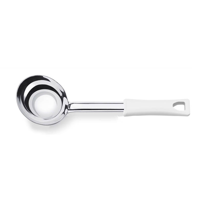 CUCHARON ACERO INOX 43ML MANGO BLANCO DURAFIO - 3