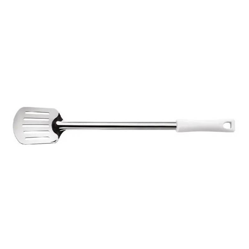 ESPATULA ACERO INOX 31CM MANGO BLANCO - 1