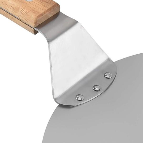 PALA DE PIZZA 30 CM CON MANGO DE MADERA - 4