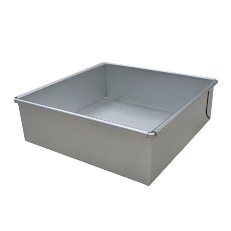 MOLDE ALUMINIO CUADRADO 16 CM BASE DESMONTABLE - 1
