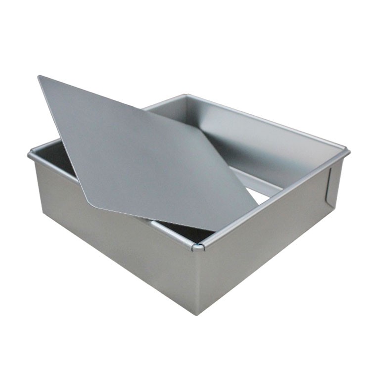 MOLDE ALUMINIO CUADRADO 16 CM BASE DESMONTABLE - 2