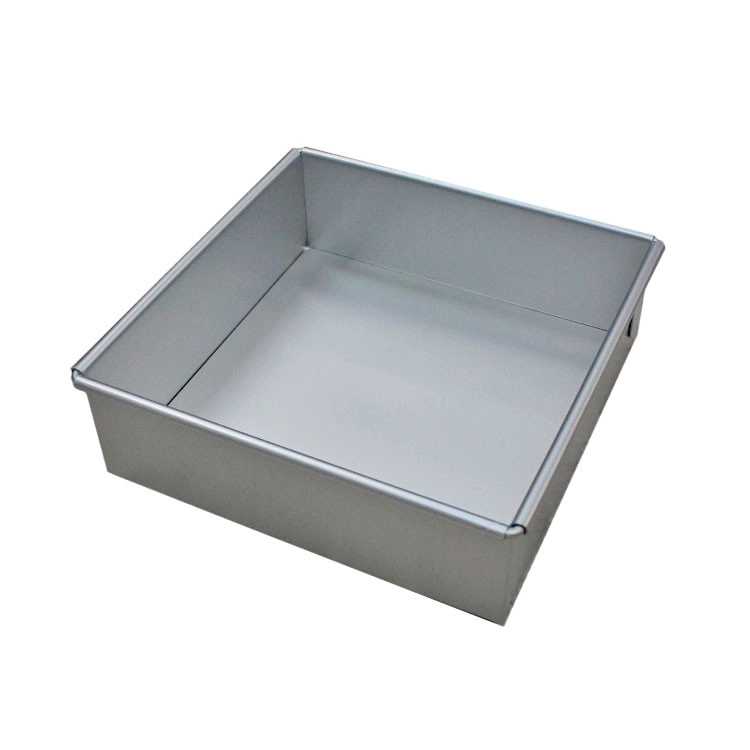 MOLDE ALUMINIO CUADRADO 16 CM BASE DESMONTABLE - 3