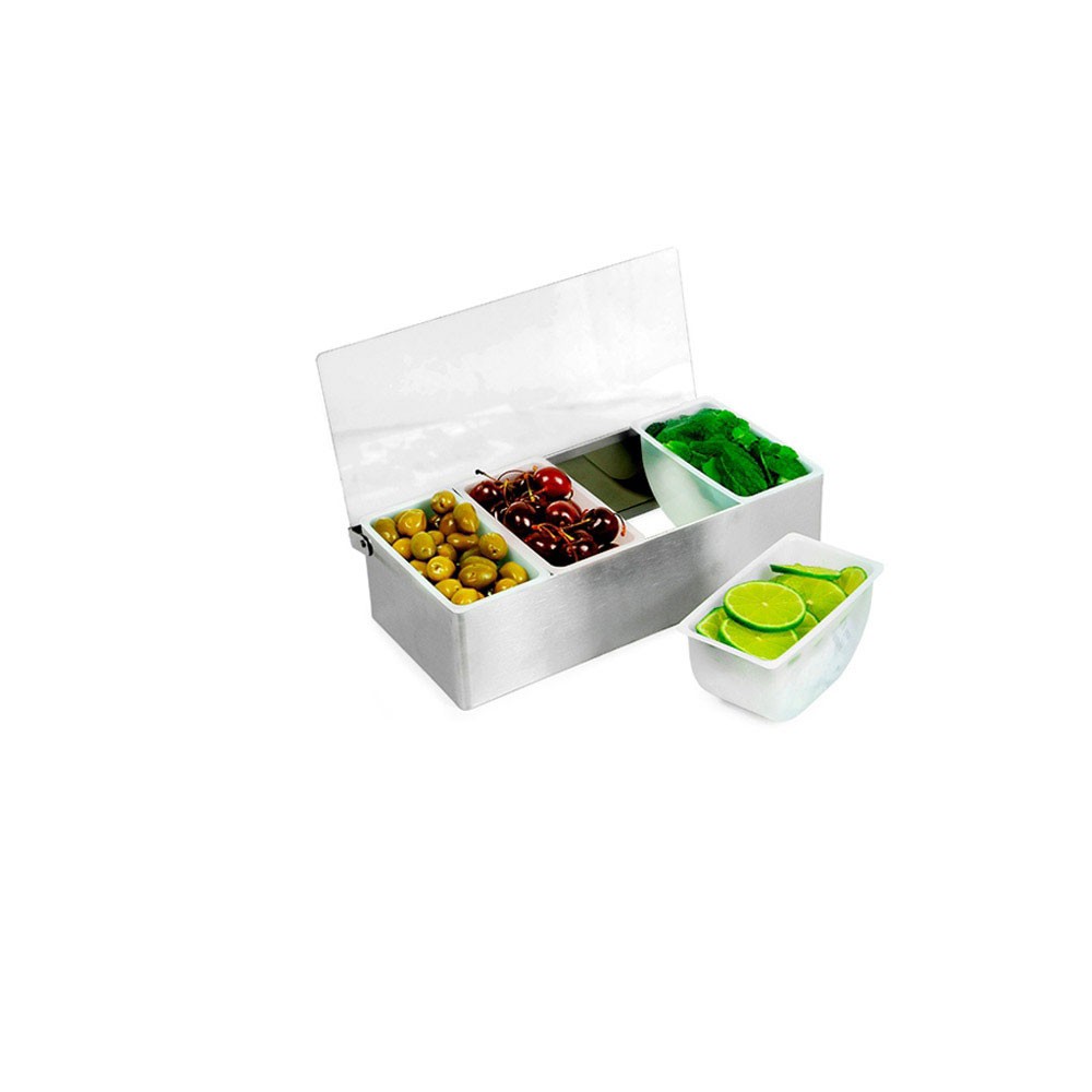 DISPENSADOR DE CONDIMENTOS 4 COMPART. - 1
