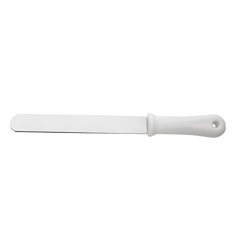ESPATULA PASTELERA 20 CM MANGO BLANCO LINEA DURAFIO - 1