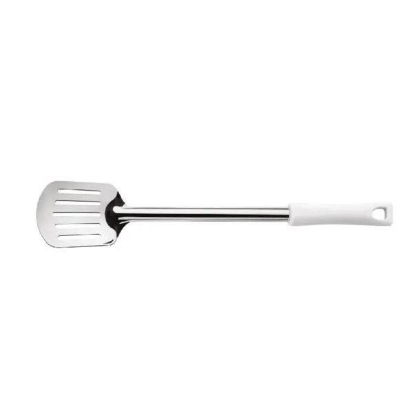 ESPATULA ACERO INOX 23 CM MANGO BLANCO DURAFIO - 1