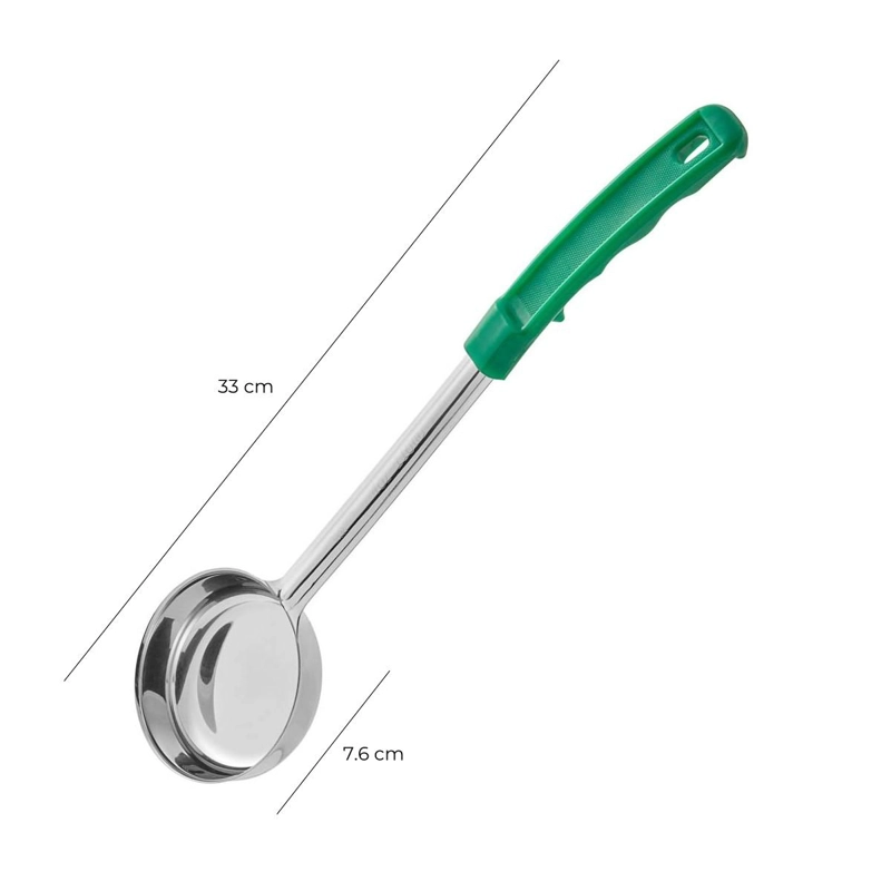 CUCHARA PORCIONADORA SOLIDA VERDE 4 0Z/120 ML - 4