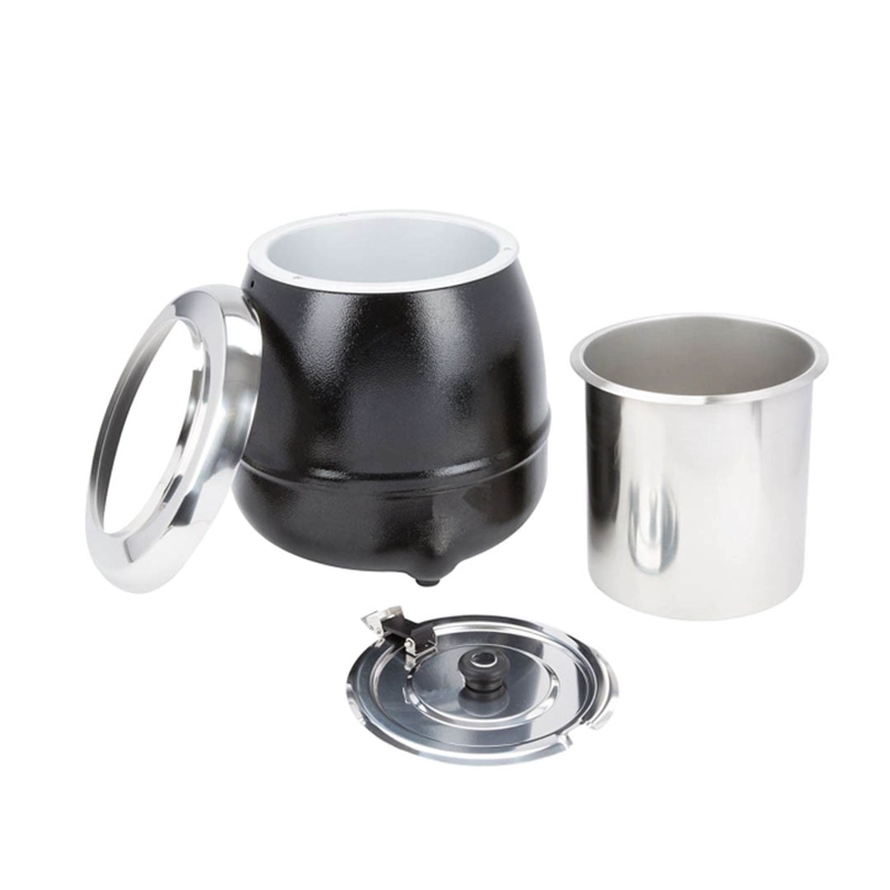 OLLA SOPERA EN COLOR NEGRO 10 LTS AT51588 - 5