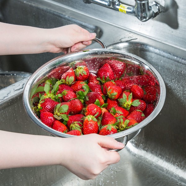 COLADOR CON PEDESTAL ACERO INOX 3 LITROS - 2